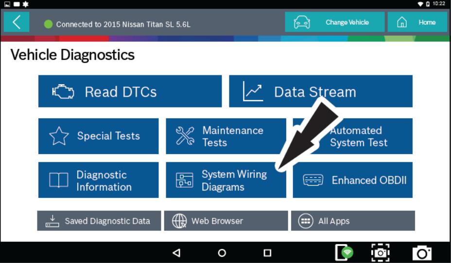 Bosch ADS625 Wiring Diagram Function Test on Nissan Titan 2015 (1)