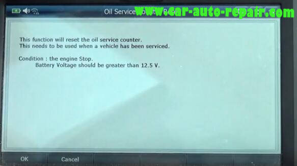 G-Scan 2 Diagnostic Tool to Rest Oil Service Counter for Jaguar XF 2011 (10)