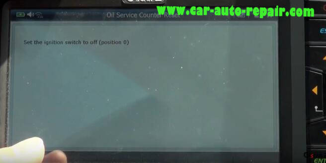 G-Scan 2 Diagnostic Tool to Rest Oil Service Counter for Jaguar XF 2011 (14)