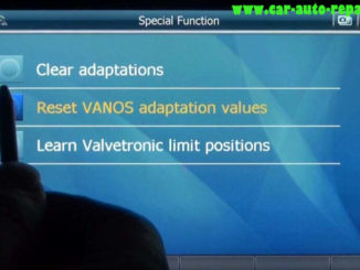 G-scan 2 Reset VANOS Adaptation Values for BMW 320I 2011 (3)