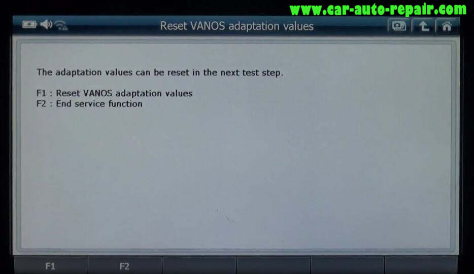 G-scan 2 Reset VANOS Adaptation Values for BMW 320I 2011 (4)