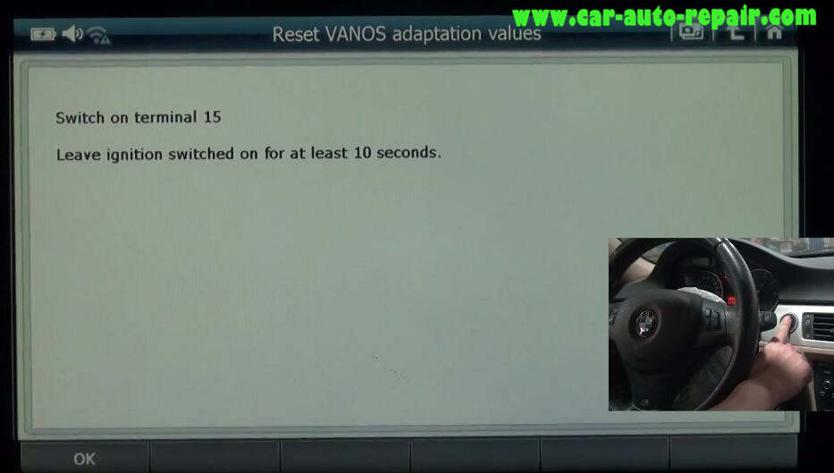 G-scan 2 Reset VANOS Adaptation Values for BMW 320I 2011 (7)