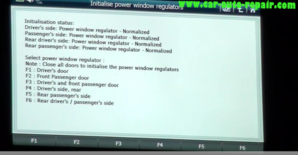 GScan 2 Initialize Power Window Regulator for BMW X3 F25 2015 (6)