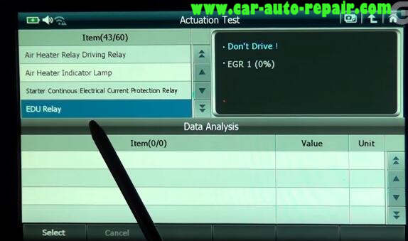 GScan 2 Perform Actuation Test on Mitsubishi Fuso Commercial Truck (5)