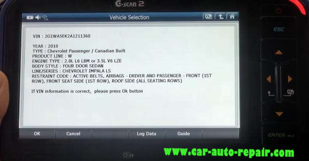 Gscan 2 Learn Crankshaft Position Variation for Chevrolet Impala 2010 (4)