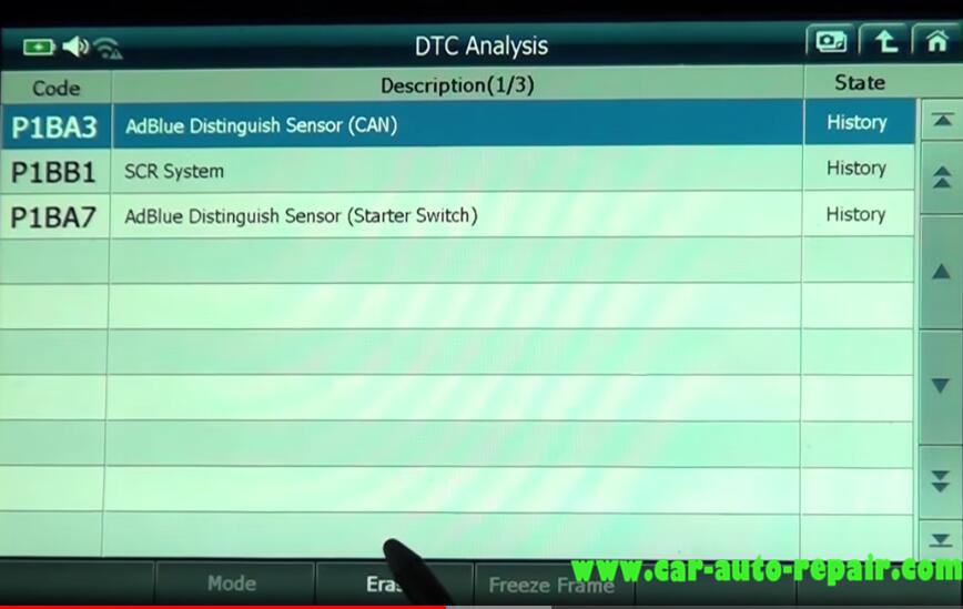 Gscan 2 Read & Clear DTCs for Mitsubishi Fuso Super Great Truck (8)