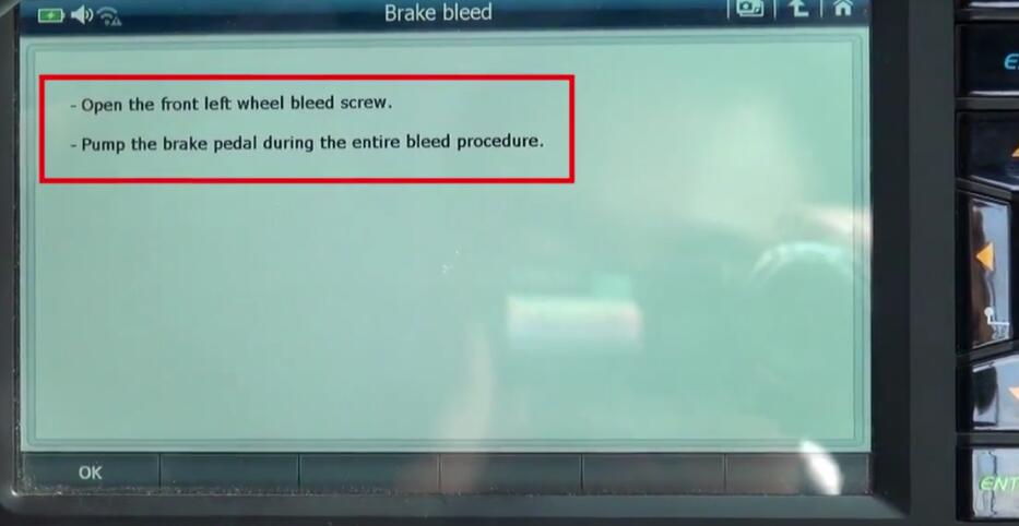 How to Bleed Brake System for Jaguar XF 3L by G-Scan 2 (12)