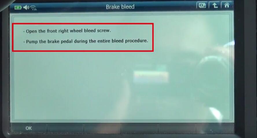 How to Bleed Brake System for Jaguar XF 3L by G-Scan 2 (15)