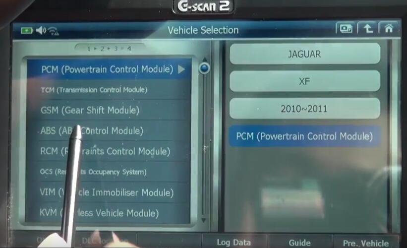 How to Bleed Brake System for Jaguar XF 3L by G-Scan 2 (5)