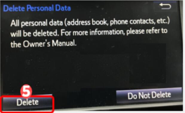 How to Reset Toyota Camry AudiMultimedia to Factory Default (3)