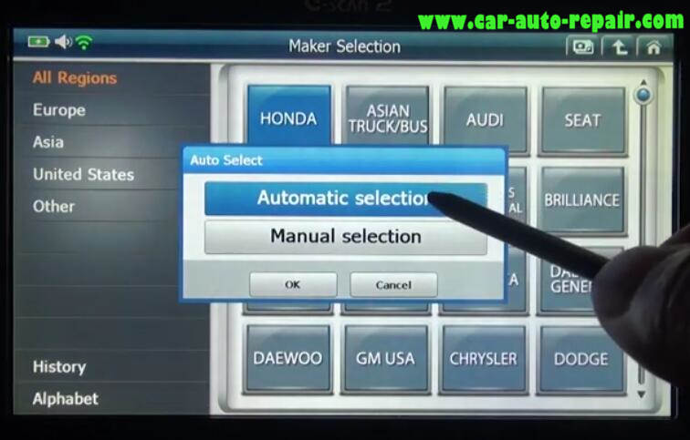 How to Use G-Scan 2 Do VSA Function for Honda HR-V 2015 (2)