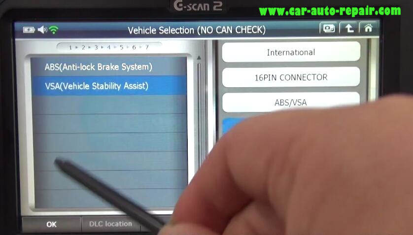 How to Use G-Scan 2 Do VSA Function for Honda HR-V 2015 (4)