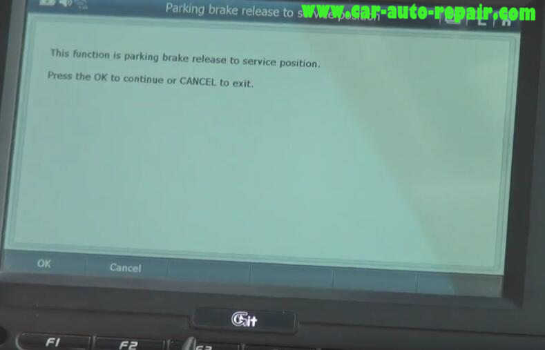 How to Use G-Scan 2 Release Parking Brake for Jaguar XF 2011 (8)