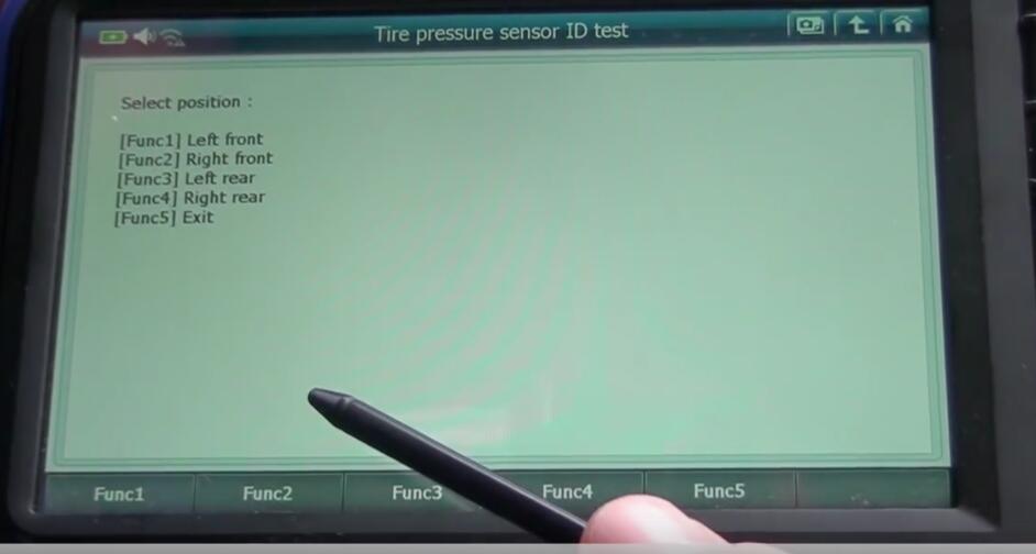 How to Use G-Scan 2 Test Tire Pressure Sensor ID for Benz E350 2014 (5)