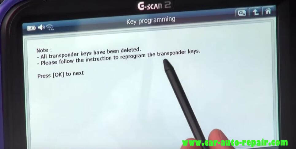 How to Use G-Scan Program New Keys for Chevrolet Cruze 2012 (11)