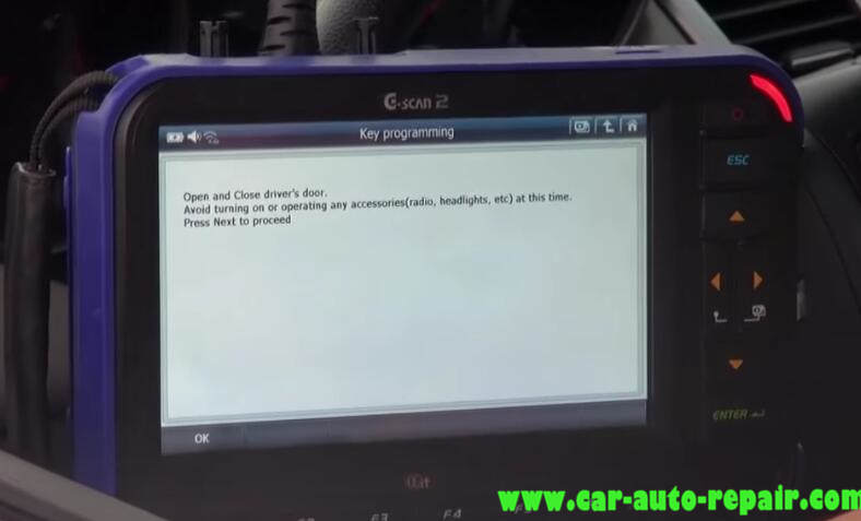 How to Use G-Scan Program New Keys for Chevrolet Cruze 2012 (13)