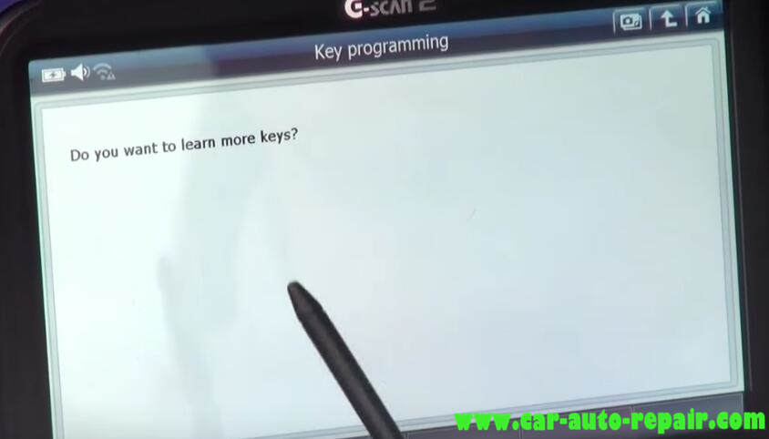 How to Use G-Scan Program New Keys for Chevrolet Cruze 2012 (17)