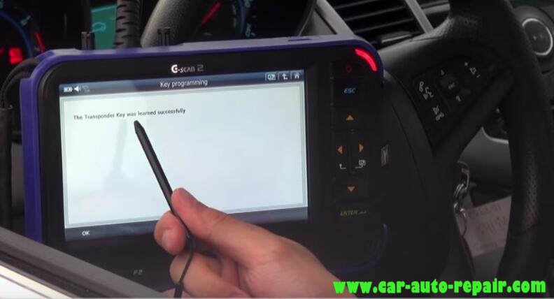 How to Use G-Scan Program New Keys for Chevrolet Cruze 2012 (19)