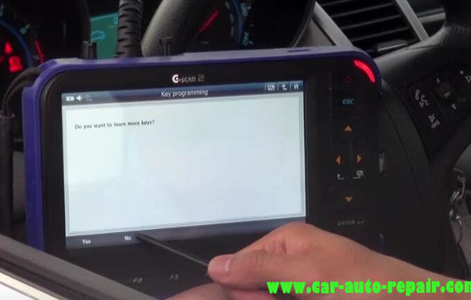 How to Use G-Scan Program New Keys for Chevrolet Cruze 2012 (20)
