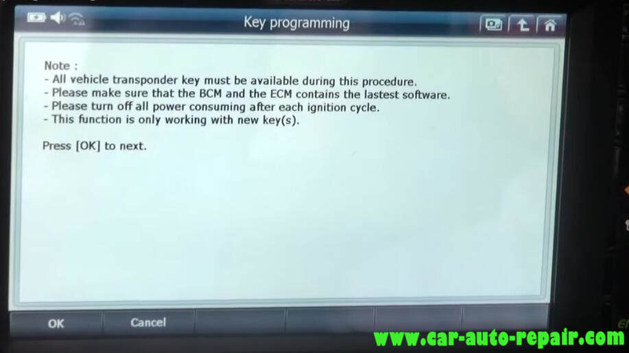 How to Use G-Scan Program New Keys for Chevrolet Cruze 2012 (6)