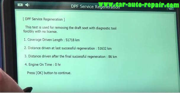 How to Use G-Scan Tool Regenerate DPF for Hyundai i40 2014 (12)