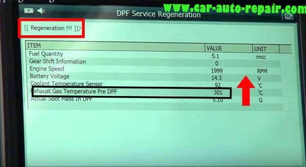 How to Use G-Scan Tool Regenerate DPF for Hyundai i40 2014 (16)