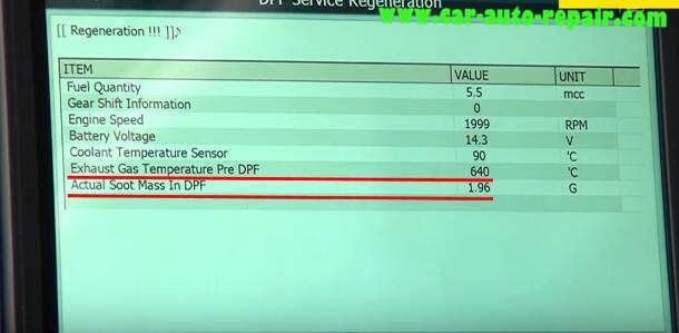 How to Use G-Scan Tool Regenerate DPF for Hyundai i40 2014 (17)