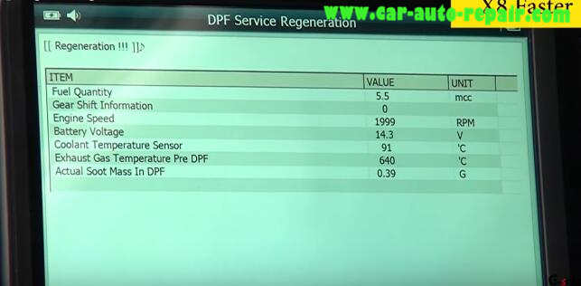 How to Use G-Scan Tool Regenerate DPF for Hyundai i40 2014 (18)