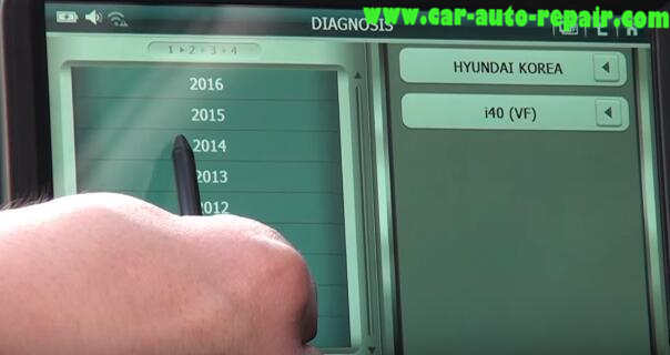 How to Use G-Scan Tool Regenerate DPF for Hyundai i40 2014 (5)