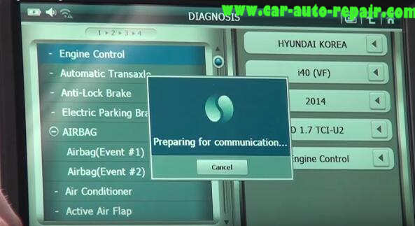 How to Use G-Scan Tool Regenerate DPF for Hyundai i40 2014 (7)