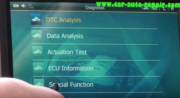 How to Use G-Scan Tool Regenerate DPF for Hyundai i40 2014 (8)