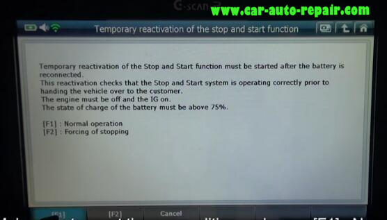 How to Use G-Scan2 ResetCode Ancillaries Battery for Citroen C3 2017 (15)