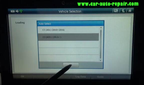 How to Use G-Scan2 ResetCode Ancillaries Battery for Citroen C3 2017 (4)