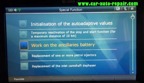 How to Use G-Scan2 ResetCode Ancillaries Battery for Citroen C3 2017 (7)