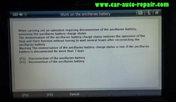 How to Use G-Scan2 ResetCode Ancillaries Battery for Citroen C3 2017 (8)