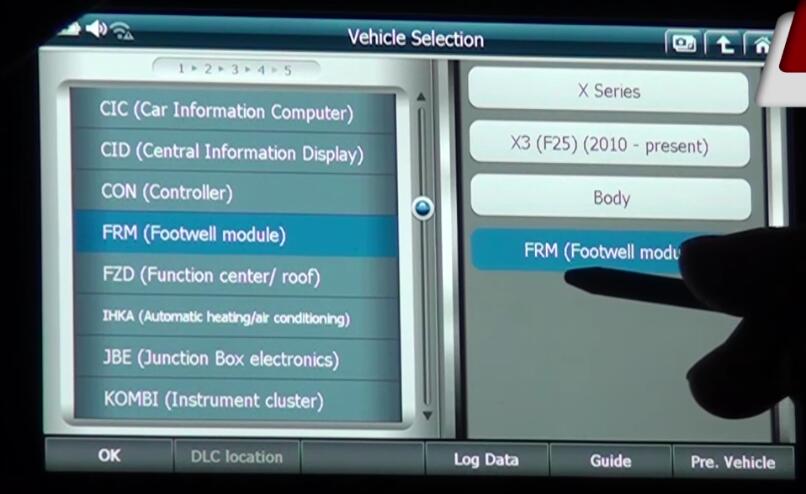 How to Use G-scan 2 Initialize Headlight Driver Module for BMW X3 2015 (1)