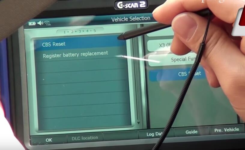 How to Use G-scan 2 Register New Battery for BMW X3 2015 (6)