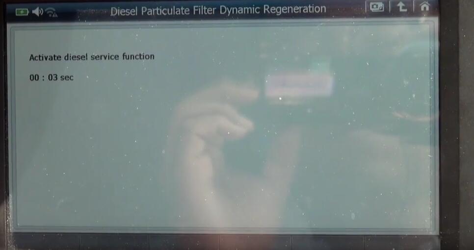 Jaguar XF 2011 DPF Regeneration by G-Scan 2 Diagnostic Tool (10)