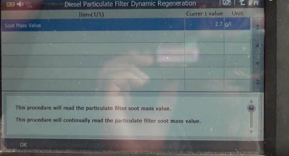 Jaguar XF 2011 DPF Regeneration by G-Scan 2 Diagnostic Tool (12)