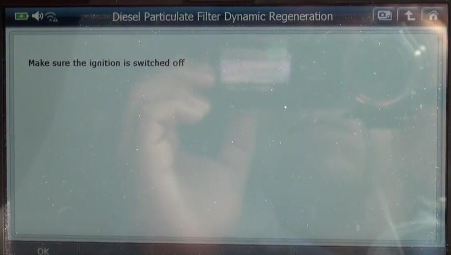 Jaguar XF 2011 DPF Regeneration by G-Scan 2 Diagnostic Tool (15)