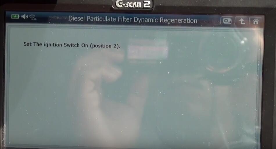 Jaguar XF 2011 DPF Regeneration by G-Scan 2 Diagnostic Tool (17)