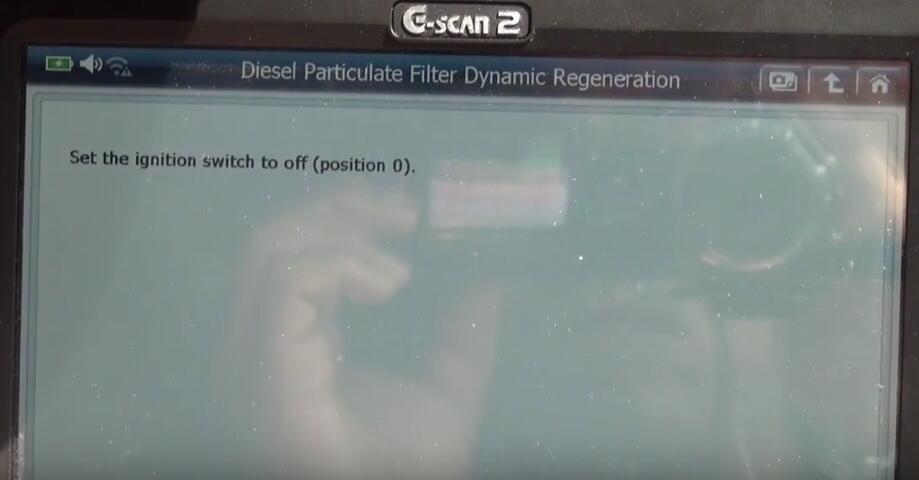 Jaguar XF 2011 DPF Regeneration by G-Scan 2 Diagnostic Tool (18)