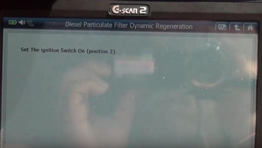 Jaguar XF 2011 DPF Regeneration by G-Scan 2 Diagnostic Tool (19)