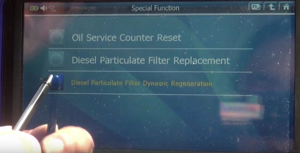 Jaguar XF 2011 DPF Regeneration by G-Scan 2 Diagnostic Tool (2)