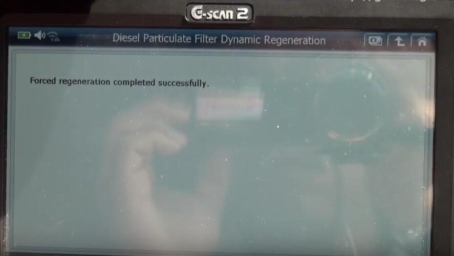 Jaguar XF 2011 DPF Regeneration by G-Scan 2 Diagnostic Tool (20)