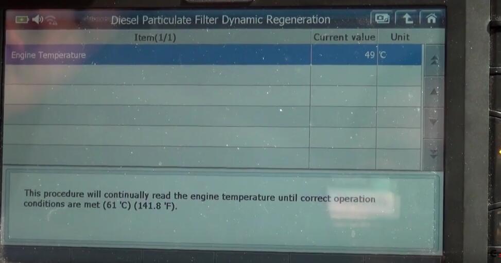 Jaguar XF 2011 DPF Regeneration by G-Scan 2 Diagnostic Tool (7)