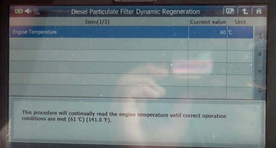 Jaguar XF 2011 DPF Regeneration by G-Scan 2 Diagnostic Tool (8)