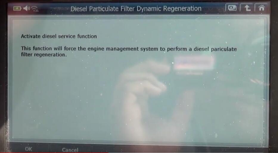 Jaguar XF 2011 DPF Regeneration by G-Scan 2 Diagnostic Tool (9)