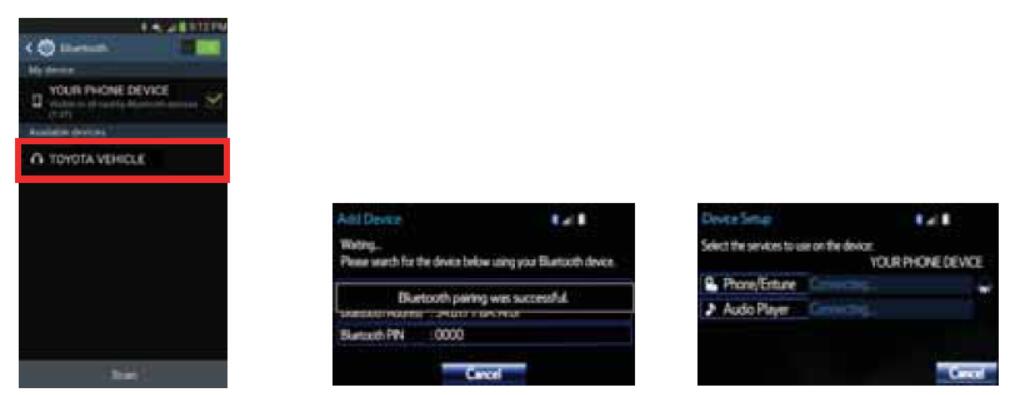 Toyota ENTUNE Bluetooth Pairing for Android,IOS and Window Phone (3)