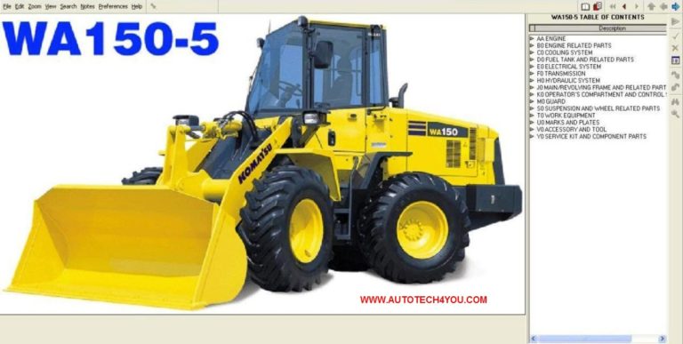 KOMATSU LinkOne EPC Parts Catalogue Free Download